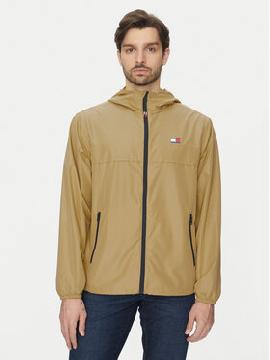 Tommy Jeans Neperpučiama striukė · Smėlio