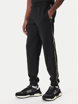 EA7 Emporio Armani Sportinės kelnės · Juoda · Regular Fit