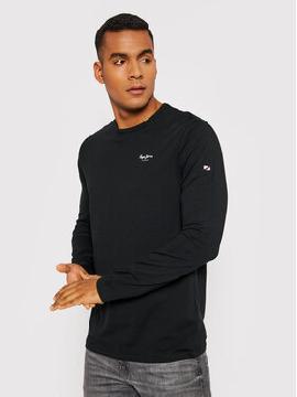 Pepe Jeans Marškinėliai ilgomis rankovėmis · Juoda