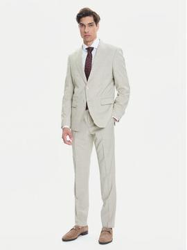BOSS Kostiumas · Smėlio · Slim Fit
