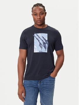 BOSS Marškinėliai · Tamsiai mėlyna