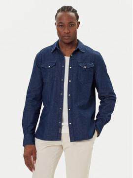 Mustang džinsiniai marškiniai  · Tamsiai mėlyna · Regular Fit