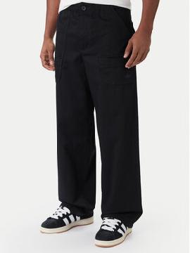 adidas Medžiaginės kelnės · Juoda · Relaxed Fit