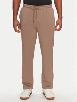 Puma Sportinės kelnės · Ruda · Relaxed Fit
