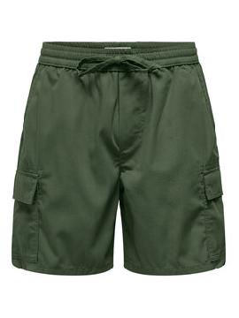 Only & Sons Sportiniai šortai · Žalia