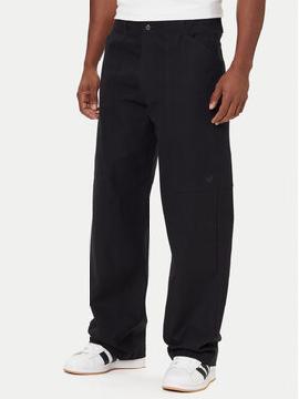 adidas Medžiaginės kelnės · Juoda · Regular Fit