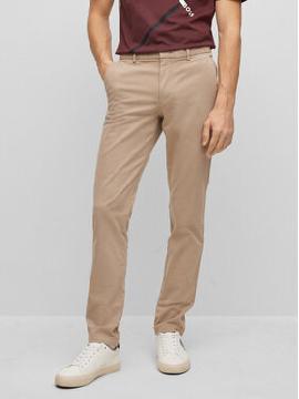 BOSS Chinos kelnes · Smėlio · Slim Fit