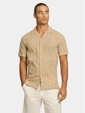 Lindbergh Marškiniai · Smėlio · Relaxed Fit