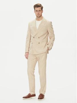 BOSS Kostiumas · Écru · Slim Fit