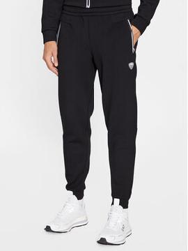 EA7 Emporio Armani Sportinės kelnės · Juoda · Regular Fit
