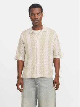 Jack & Jones Marškiniai · Écru · Relaxed Fit