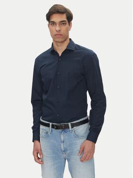 HUGO Marškiniai · Tamsiai mėlyna · Slim Fit