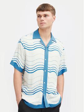 Solid Marškiniai · Mėlyna · Relaxed Fit