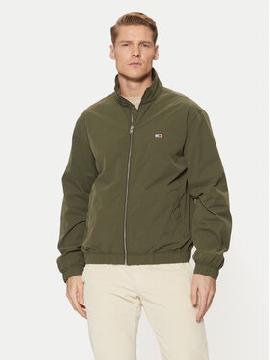 Tommy Jeans Demisezoninė striukė · Žalia