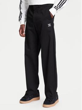adidas Medžiaginės kelnės · Juoda · Regular Fit