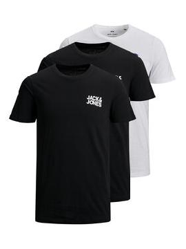 Jack & Jones Marškinėlių komplektas · Juoda