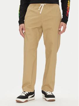 Element Medžiaginės kelnės · Ruda · Regular Fit