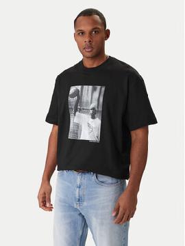 Guess Jeans Marškinėliai · Juoda