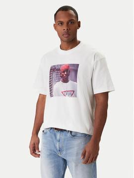 Guess Jeans Marškinėliai · Balta