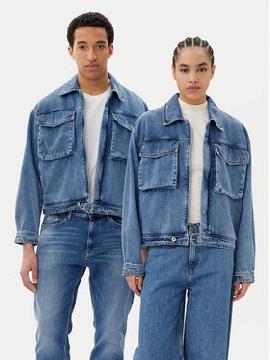 Filling Pieces Džinsinė striukė · Mėlyna