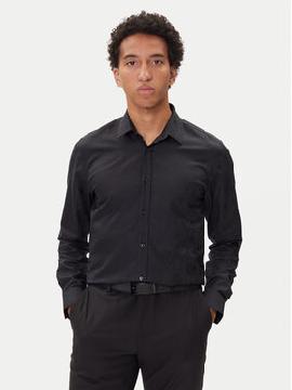 HUGO Marškiniai · Juoda · Slim Fit
