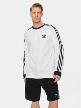 adidas Marškinėliai ilgomis rankovėmis · Balta