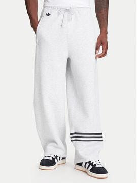 adidas Sportinės kelnės · Pilka · Relaxed Fit