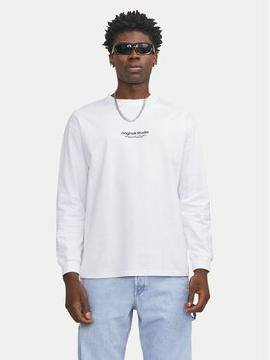 Jack & Jones Marškinėliai ilgomis rankovėmis · Balta