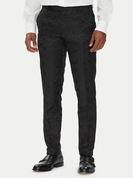 KARL LAGERFELD Kostiuminės kelnės · Juoda · Slim Fit