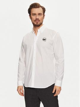 KARL LAGERFELD Marškiniai · Balta · Regular Fit
