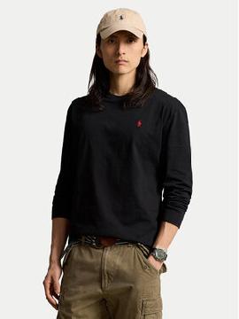 Polo Ralph Lauren Marškinėliai ilgomis rankovėmis · Juoda