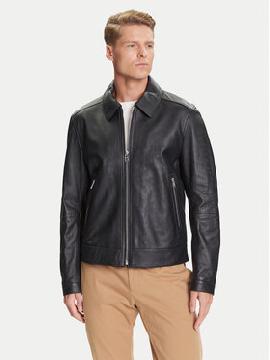 BOSS Odinė striukė · Juoda