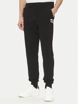 KARL LAGERFELD Sportinės kelnės · Juoda · Regular Fit
