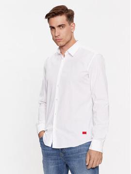 HUGO Marškiniai · Balta · Slim Fit