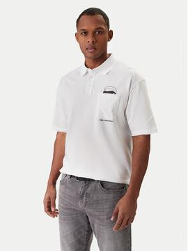 KARL LAGERFELD Polo marškinėliai · Balta