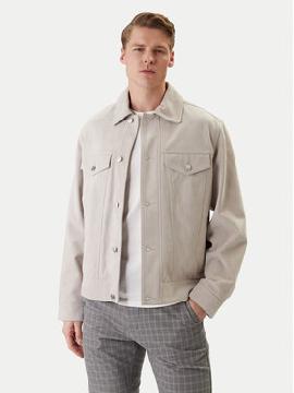 BOSS Odinė striukė · Pilka