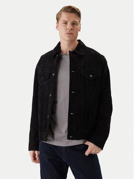 BOSS Odinė striukė · Juoda