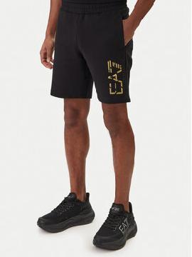 EA7 Emporio Armani Sportiniai šortai · Juoda