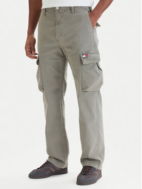 Tommy Jeans Cargo stiliaus kelnės · Žalia · Regular Fit
