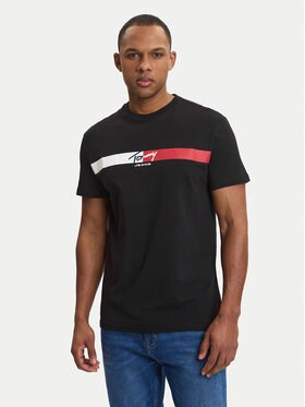 Tommy Jeans Marškinėliai · Juoda