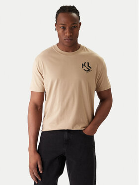 Karl Lagerfeld Jeans Marškinėliai · Smėlio