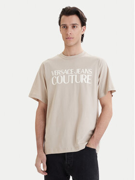 Versace Jeans Couture Marškinėliai · Smėlio