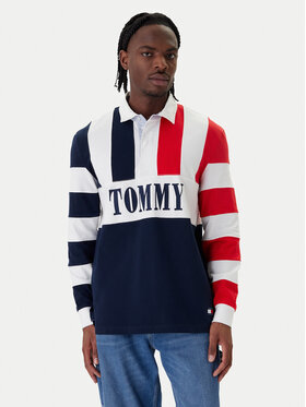 Tommy Jeans Polo marškinėliai · Tamsiai mėlyna