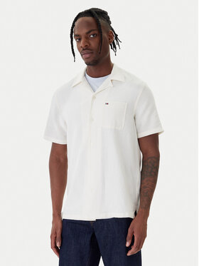 Kodas SUN15 Tommy Jeans Marškiniai · Écru · Regular Fit