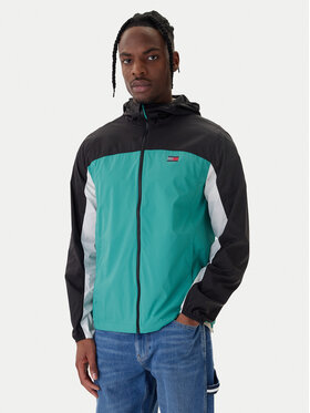 Tommy Jeans Demisezoninė striukė · Žalia
