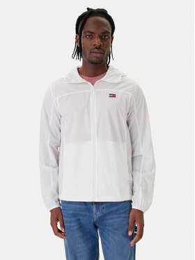 Tommy Jeans Demisezoninė striukė · Balta