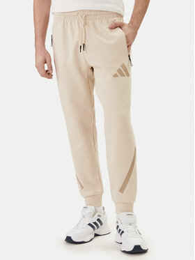 adidas Sportinės kelnės · Smėlio · Regular Fit