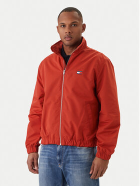 Tommy Jeans Demisezoninė striukė · Raudona