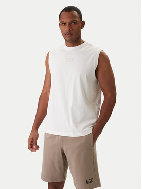EA7 Emporio Armani Tank top marškinėliai · Écru