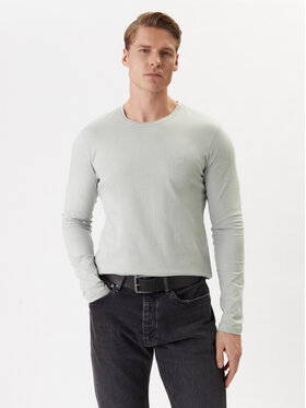 BOSS Marškinėliai ilgomis rankovėmis · Pilka